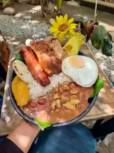 Bandeja Tipica + Coca Cola 400 ml