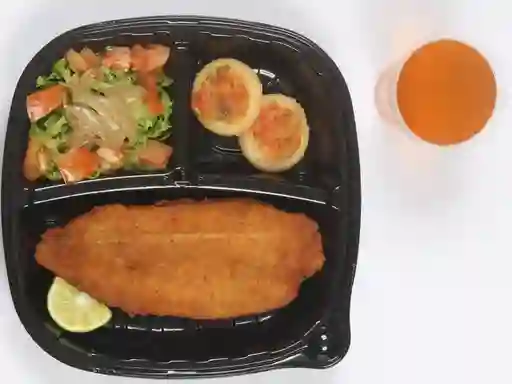 Casero Pescado a la Milanesa