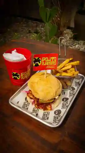 2x1 en Combo De Sándwich De Pollo Asado BBQ
