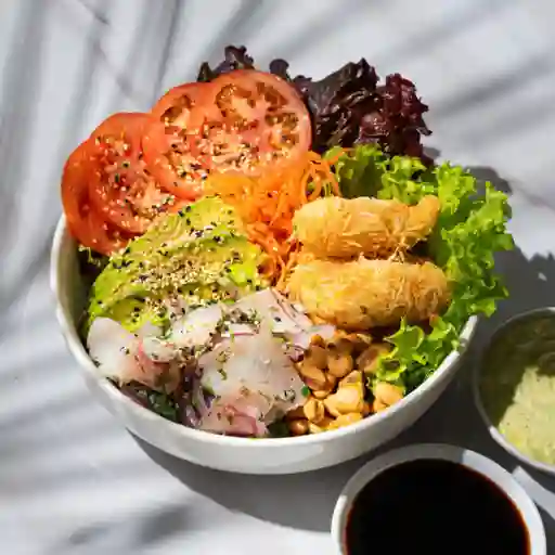 Bowl Ensalada Acevichada Peruana