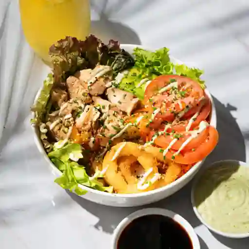 Combo Bowl Ensalada Pollo Teriyaki