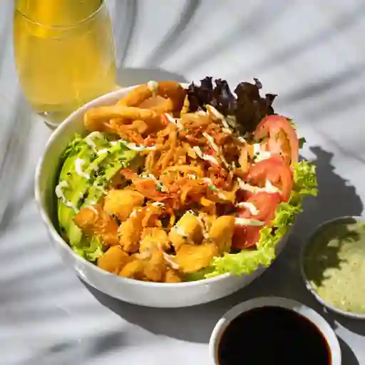 Combo Bowl Ensalada Vegetales Tempura