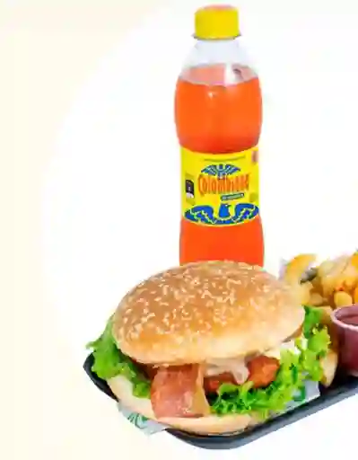 Combo Hamburguesa la Diabla