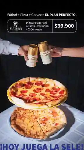 Combo Pizza Grande + 2 Cervezas
