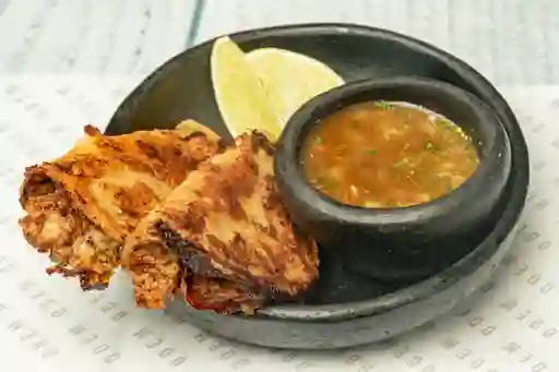 (Taco) de Birria Caldo