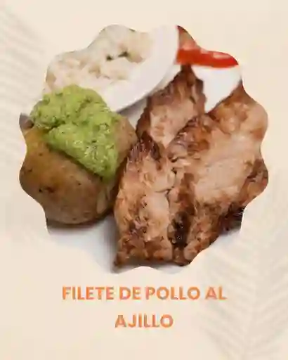 Filete de Pollo al Ajillo