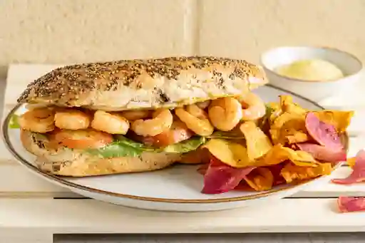 Sándwich Camarones