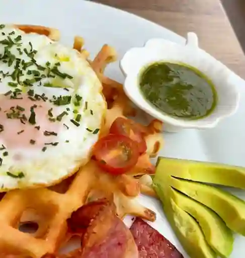 Huevos Ocholate Al Pesto