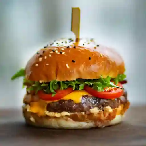 Hamburguesa de Res y Tocineta