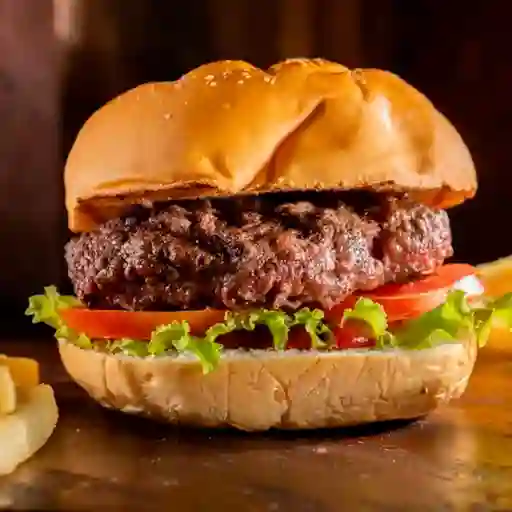 Hamburguesa de Res Sencilla