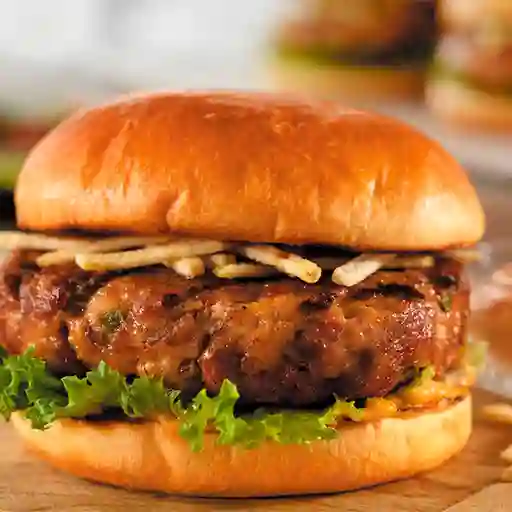 Hamburguesa de Cerdo Sencilla