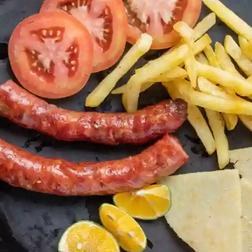 Porcion de Chorizos Al Carbon