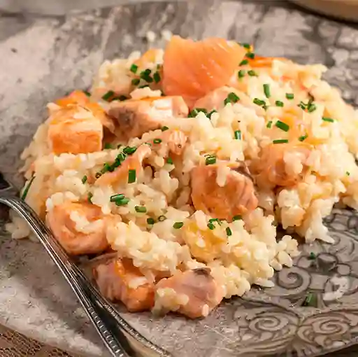 Risoto Trufado con Salmon