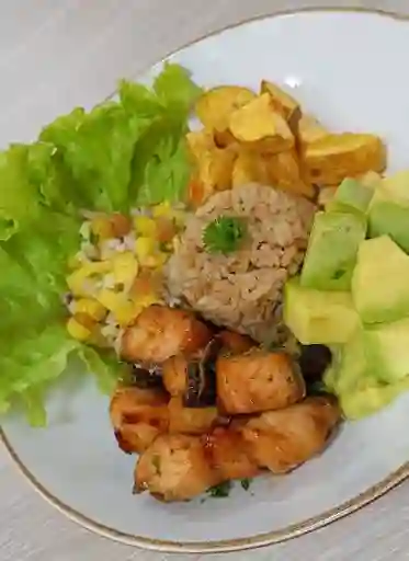 Bowl de Salmon Tropical