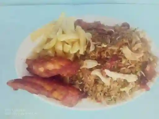 Arroz Chino Personal Con Costillas
