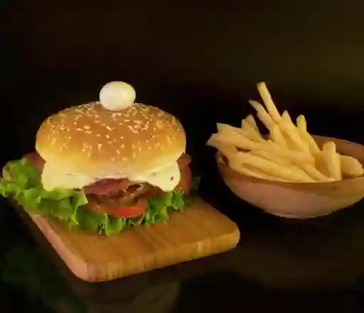 Hamburguesa Jamón Queso
