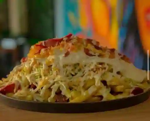 Salchipapa Costeña