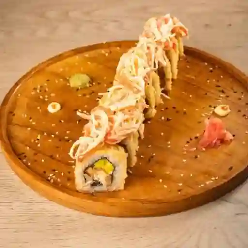 Salmón Crunch Roll
