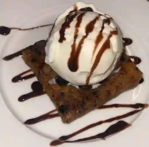 Brownie de Milo con Helado