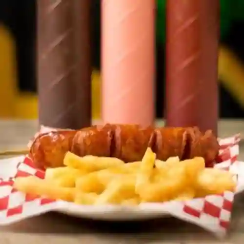 Chorizo con Papa Francesa