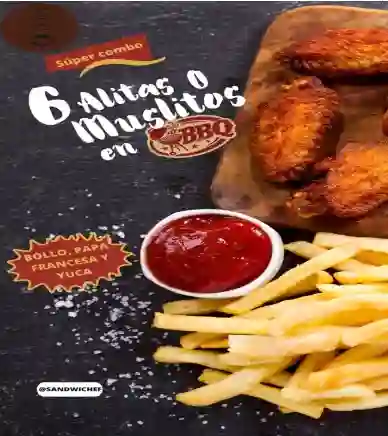 Combo De Alitas Bbq