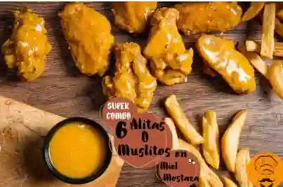 Combo De Alitas Errn Salsa Miel Mostaza