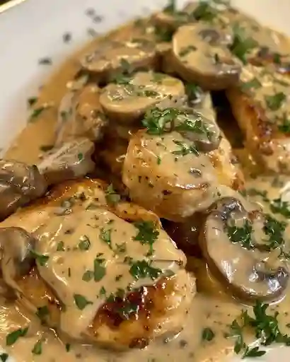Pechuga Champiñones