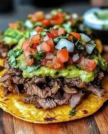 Tostadas de Carne