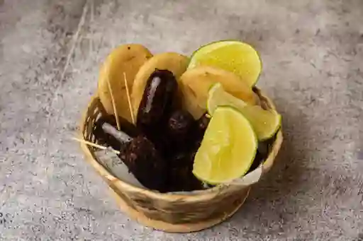Morcilla con Arepa