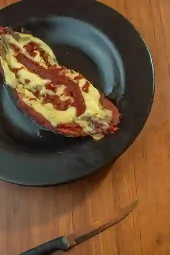 Platano con Queso y Bocadillo
