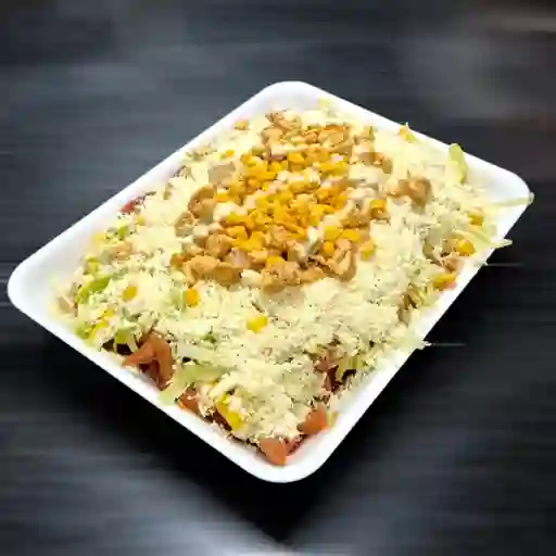 Salchipapa La Tragoná