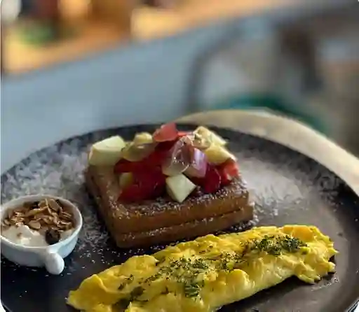 Huevos Al Gusto y Bebida