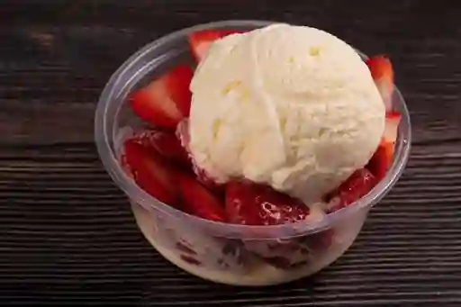 Fresas con Helado