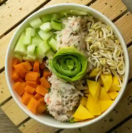 Bowl Palmitos De Cangrejo + Bebida