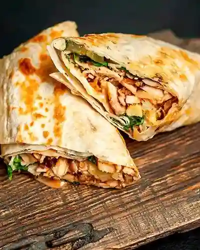 Burrito en Tortilla de Harina con de Pollo