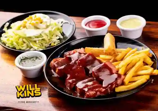 Asado Costillas Ahumada Deshuesada Bbq