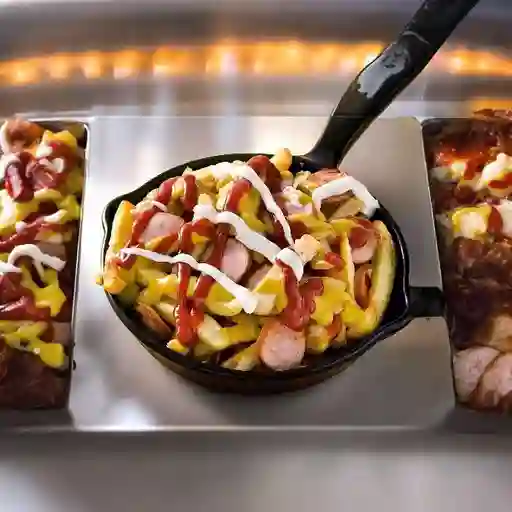 Salchipapa Especial