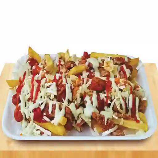 Salchipapa Mexicano