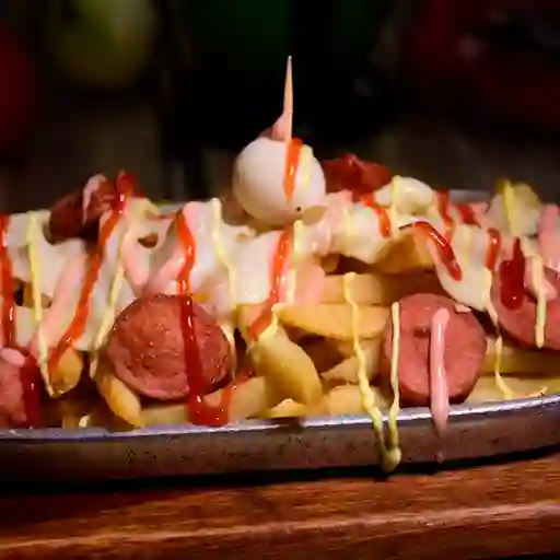 Salchipapa Desgranado