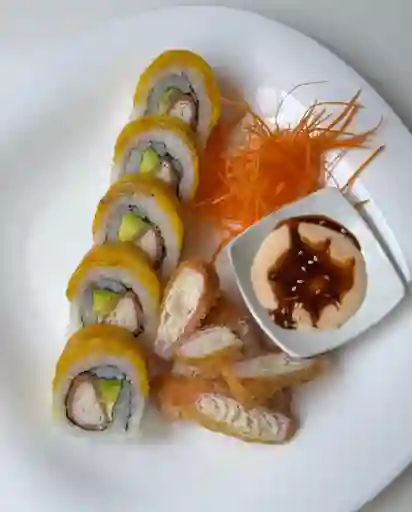 Maduro Roll+palmitos Tempura+ Bebida