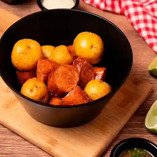 Chicharrón con Criolla