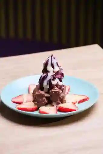 Brownie con Helado