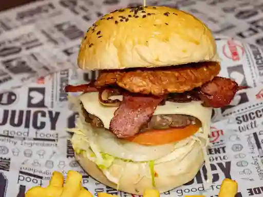 Hamburguesa Pollo Suiza