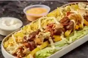 Salchipapa Mixta