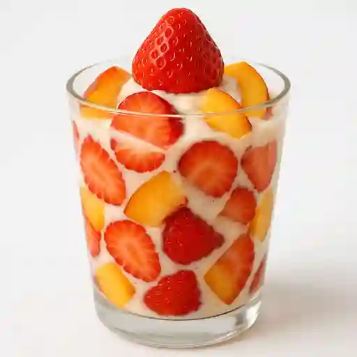 Fresas con Crema y Durazno 12 Oz