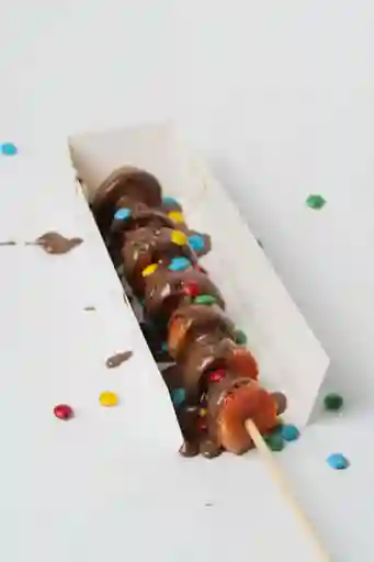 Pincho de Fresa con Chocolate