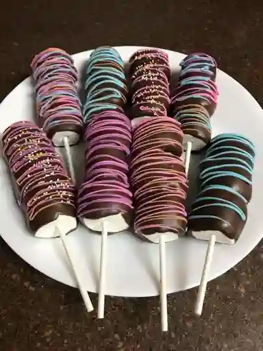 Pincho de Masmelo con Chocolate