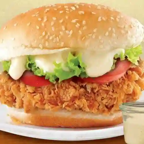 Hamburguesa Sencilla Pollo