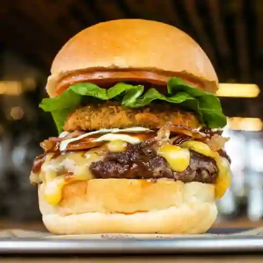 Hamburguesa Mixta Carne y Pollo