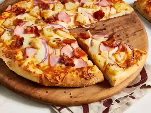 Pizza Personal Piña, Jamón y Queso 4 P